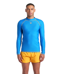 Mens Arena Graphic Longsleeve Rash Vest