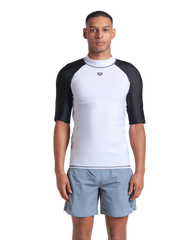 Mens Arena Graphic Short Sleeve Rash Vest