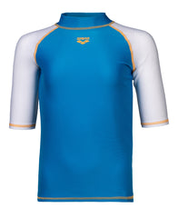 Unisex Junior Colorblock Short Sleeve Rash Vest