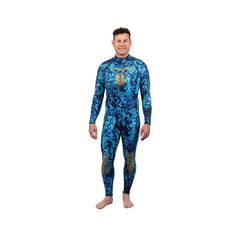 Free Dive Suit FDS 2 1.5 Millimeter Camo Blue