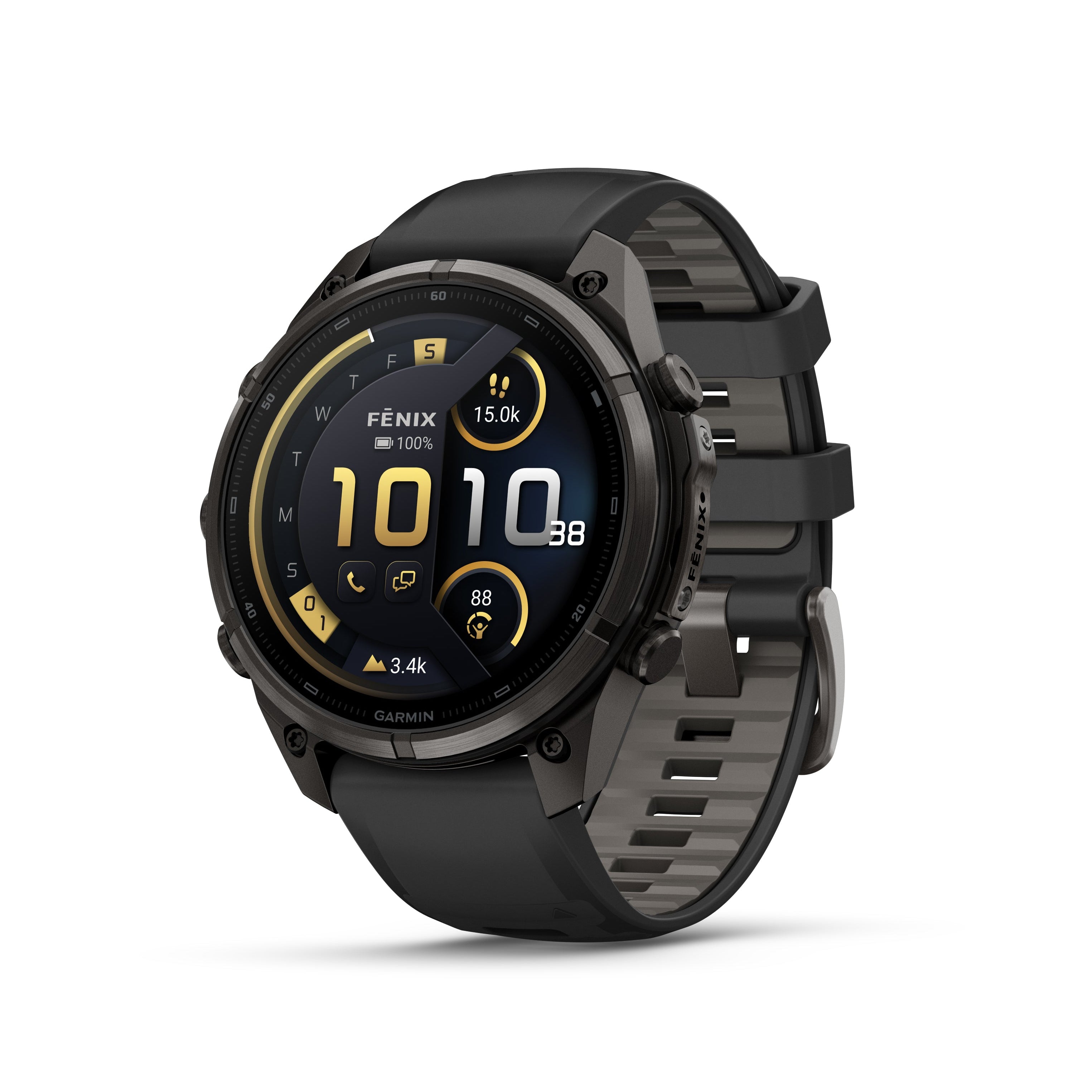 Fenix 9 Pro Amoled LTE Carbon Grey Titanium Black Band 47 MM
