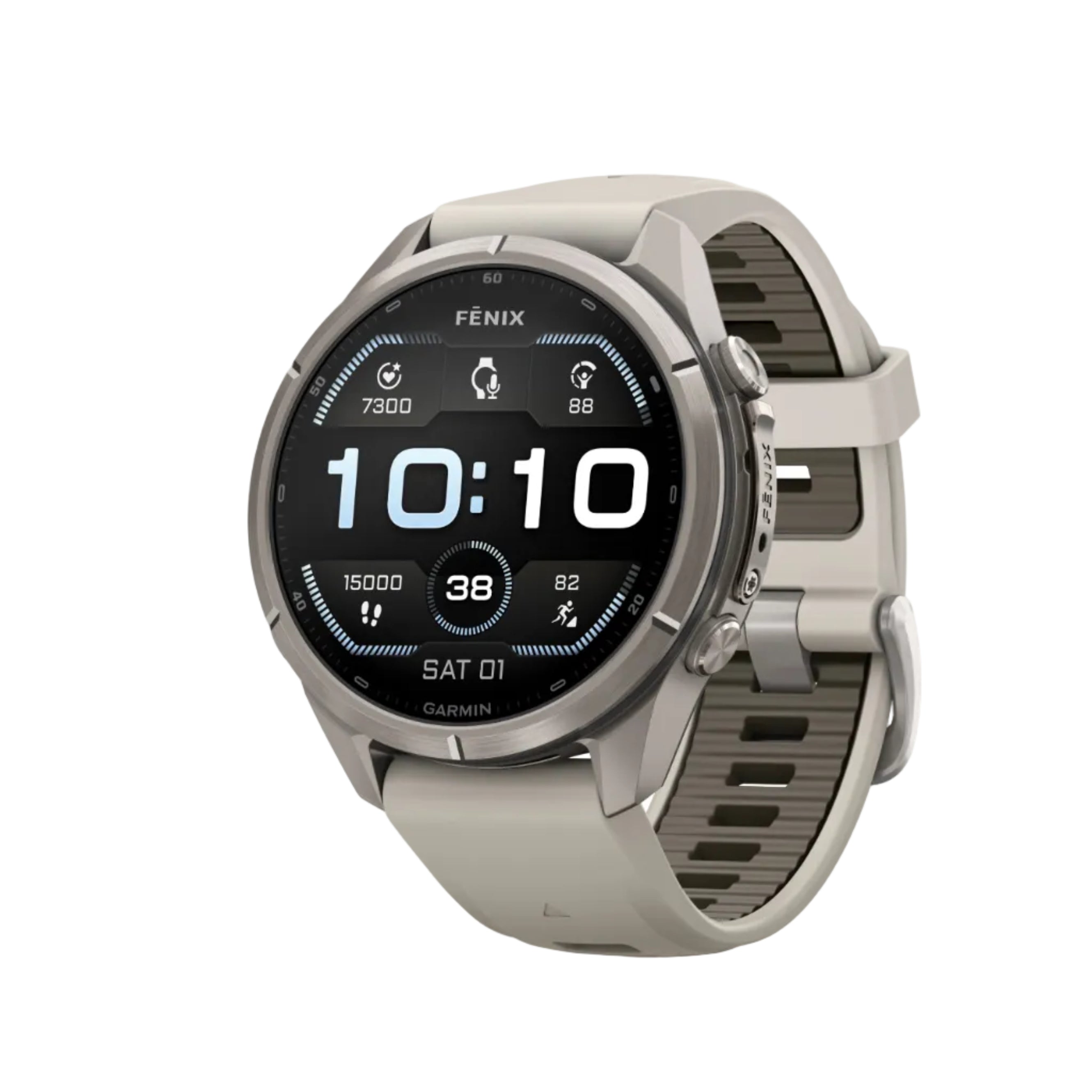 Fenix 9 Pro Amoled Titanium With Fog Grey Band 43 MM
