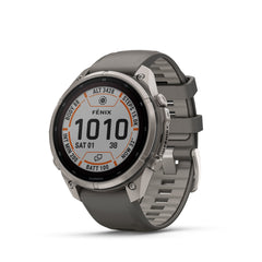 Fenix 9 Pro Solar LTE Titanium Grey Band Multisport Watch 47MM