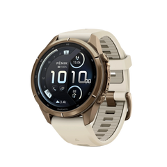 Fenix 9 Pro Amoled LTE Gold Titanium Cream Grey Band 43 MM