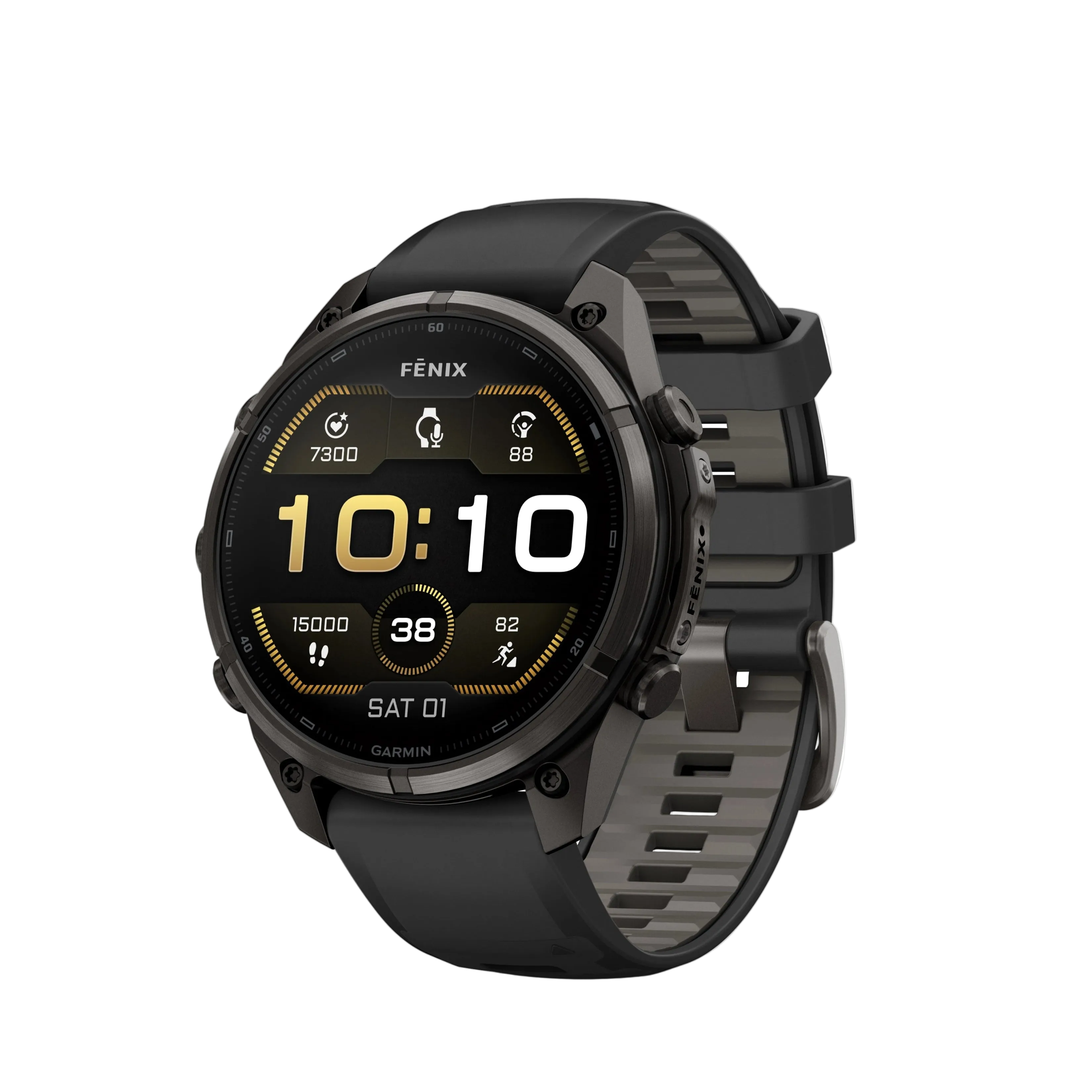 Fenix 9 Pro Amoled Carbon Grey Titanium Black Grey Band 47MM