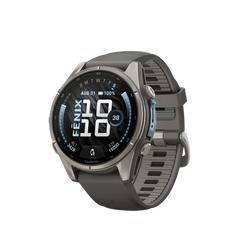 Fenix 9 Amoled Titanium With Pebble Grey Silicone Band 51 MM