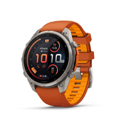 Fenix 9 Pro Amoled LTE Titanium With Spark Orange Band 47 MM