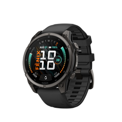 Fenix 9 Amoled Carbon Gray Titanium With Black Band 47 MM
