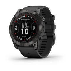 Fenix 7X Pro Sapphire Solar Carbon Gray Titanium Black Band