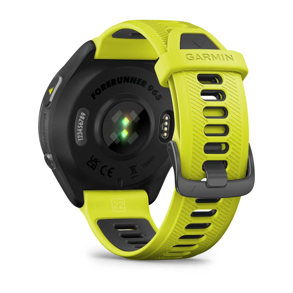 Forerunner 965 Titanium Bezel Amp Yellow GPS Running Watch