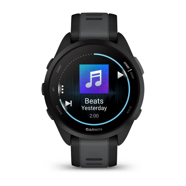 Forerunner 165 Music GPS Black Slate Grey Running Watch