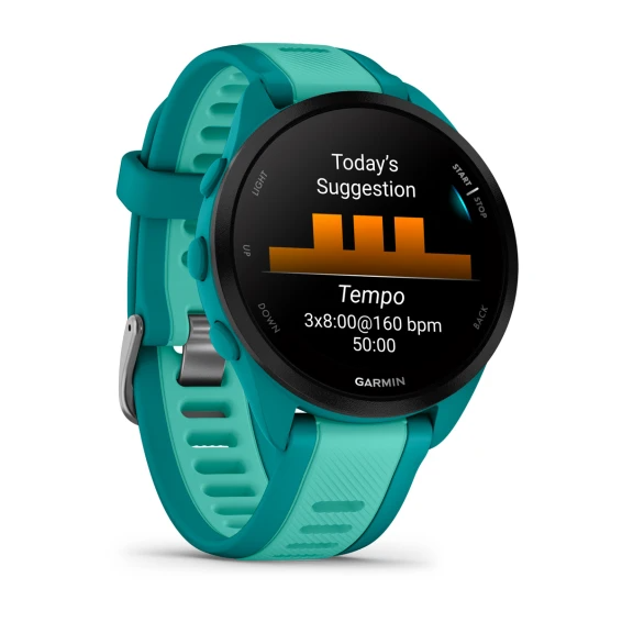 Forerunner 165 Music GPS Turquoise Aqua Running Watch