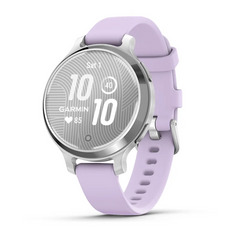 Lily 2 Active Silver With Purple Jasmine Silicone Band Watch