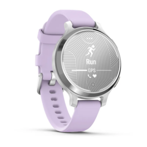 Lily 2 Active Silver With Purple Jasmine Silicone Band Watch