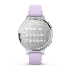 Lily 2 Active Silver With Purple Jasmine Silicone Band Watch