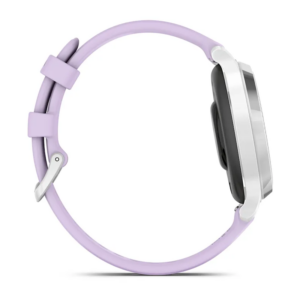 Lily 2 Active Silver With Purple Jasmine Silicone Band Watch