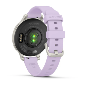 Lily 2 Active Silver With Purple Jasmine Silicone Band Watch