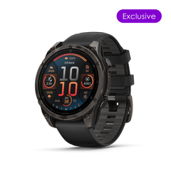Fenix 8 Amoled Sapphire Carbon Gray Titanium Black Band 47MM