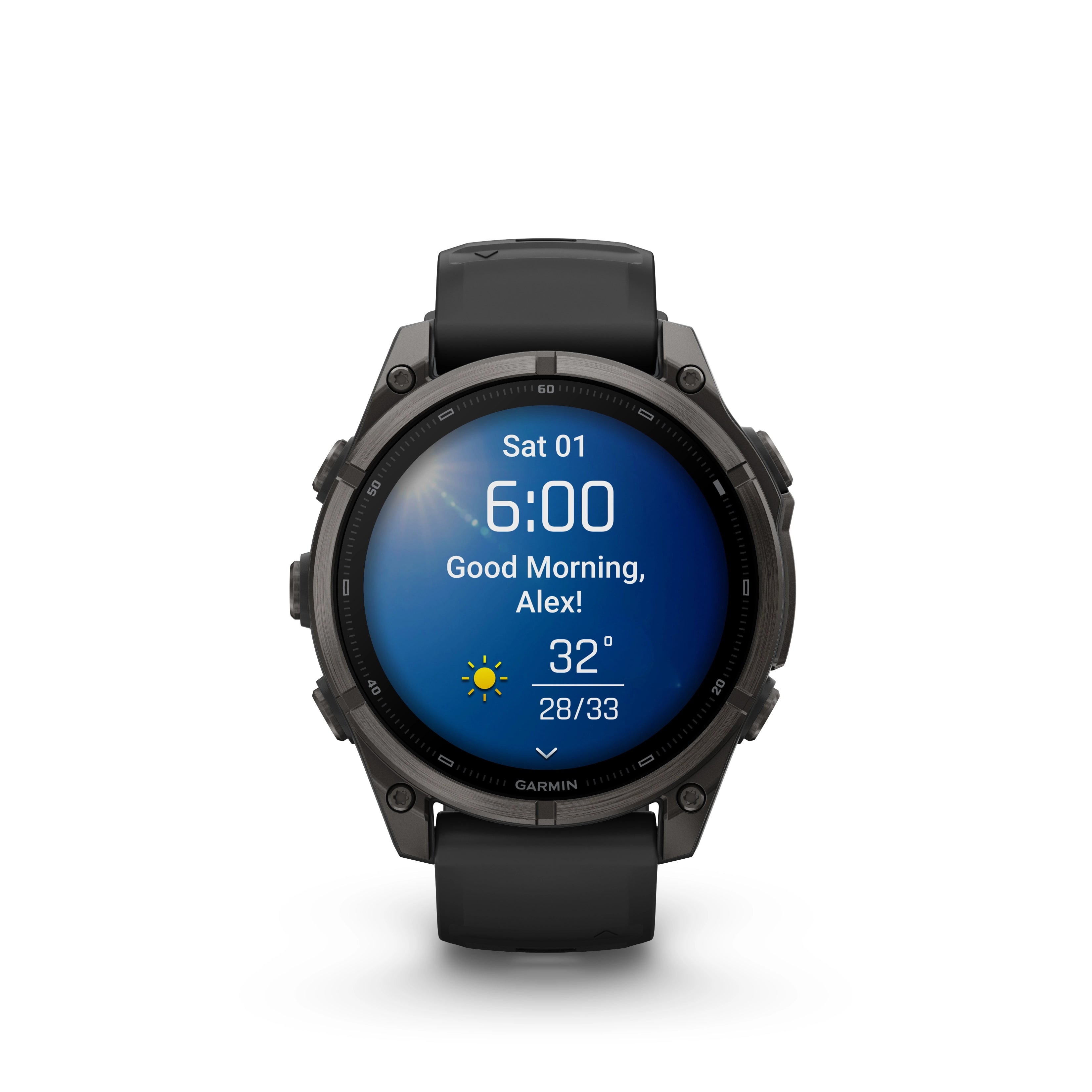 Fenix 9 Amoled Carbon Gray Titanium With Black Band 51 MM