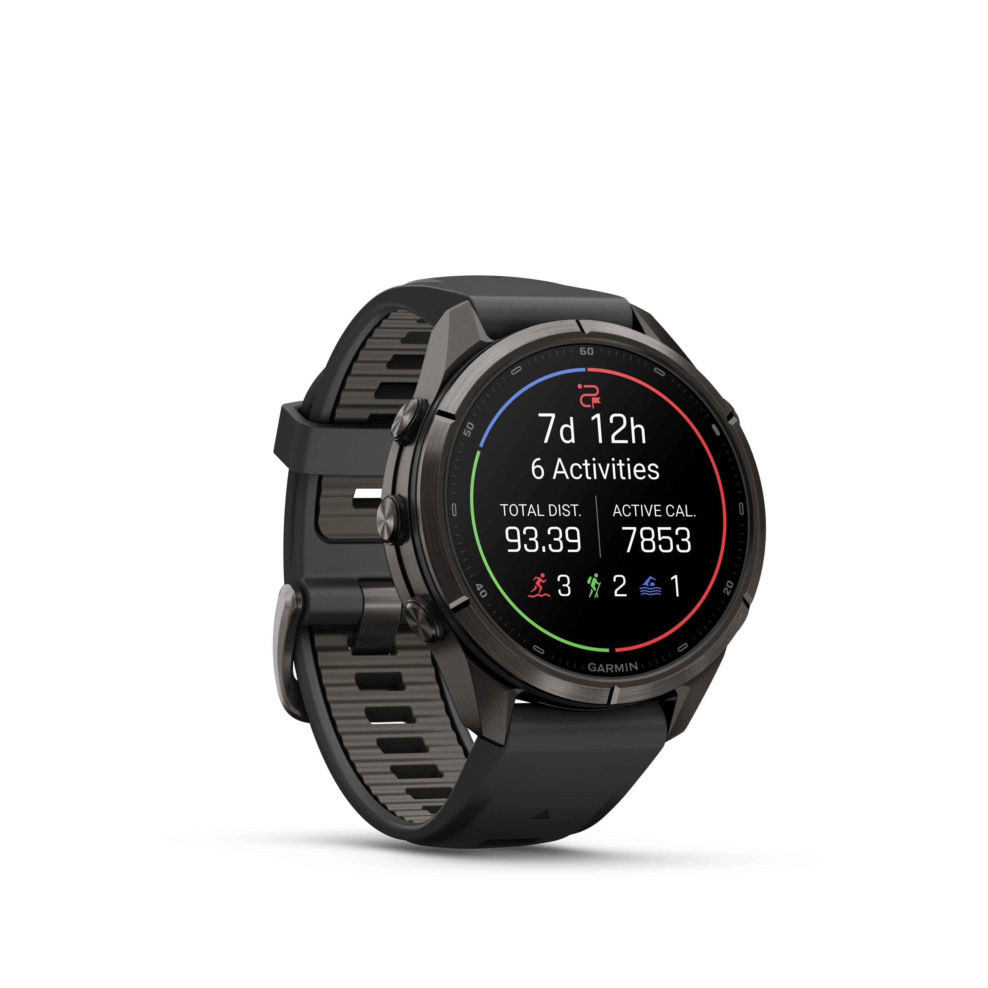 Fenix 9 Pro Amoled LTE Carbon Grey Titanium Black Band 43 MM