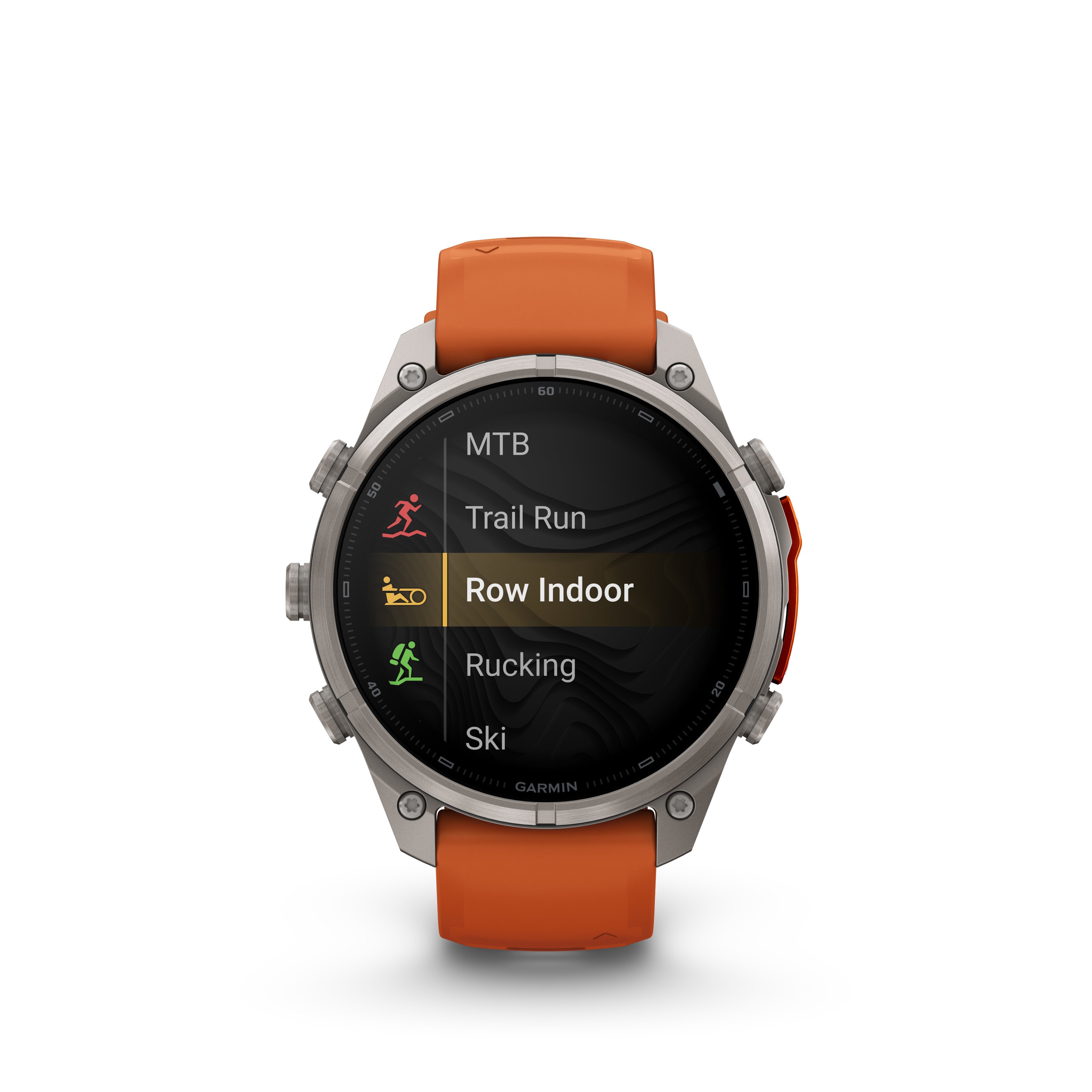 Fenix 9 Pro Amoled LTE Titanium With Spark Orange Band 47 MM