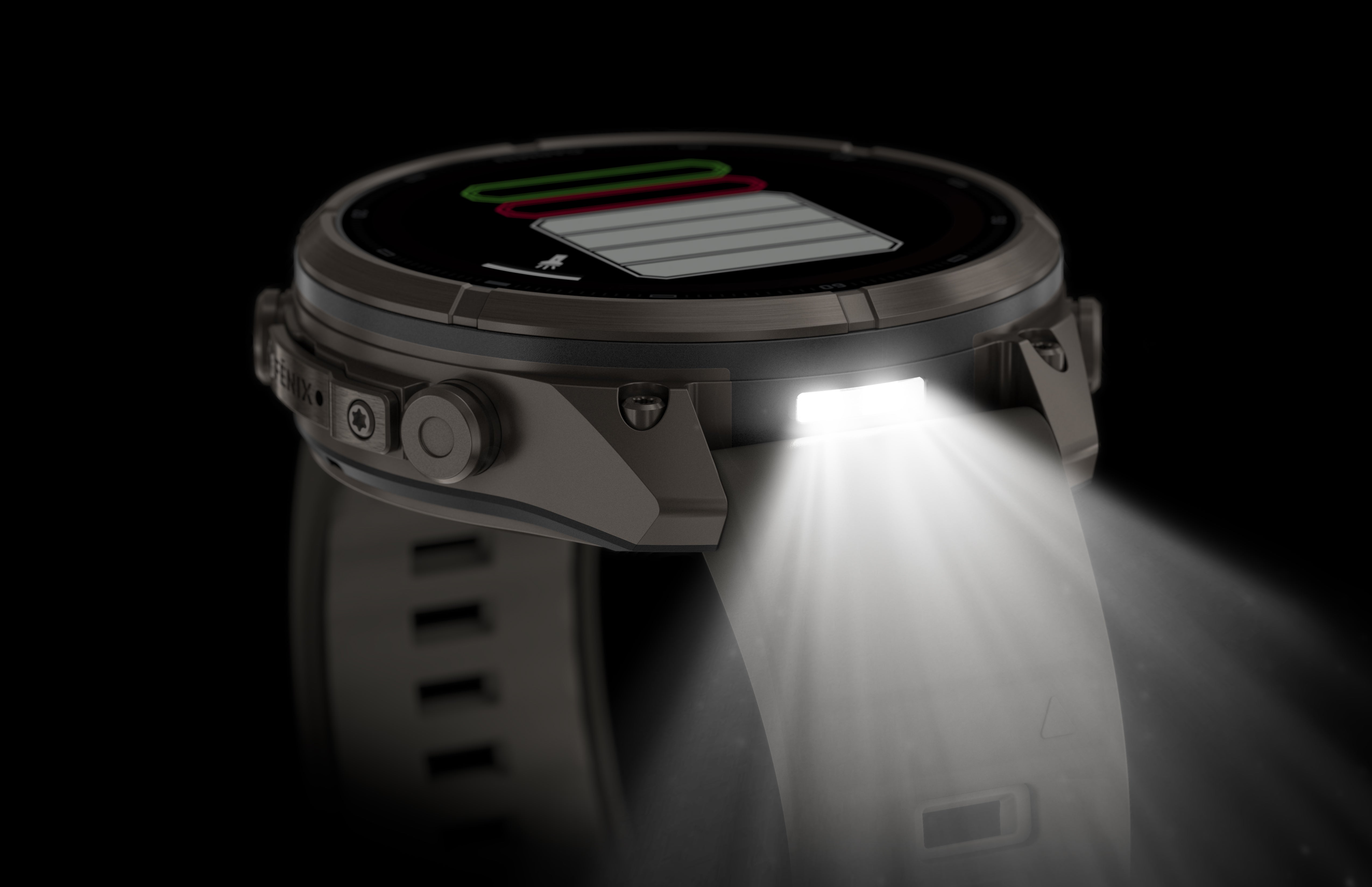 Fenix 9 Pro Solar LTE Titanium Grey Band Multisport Watch 47MM