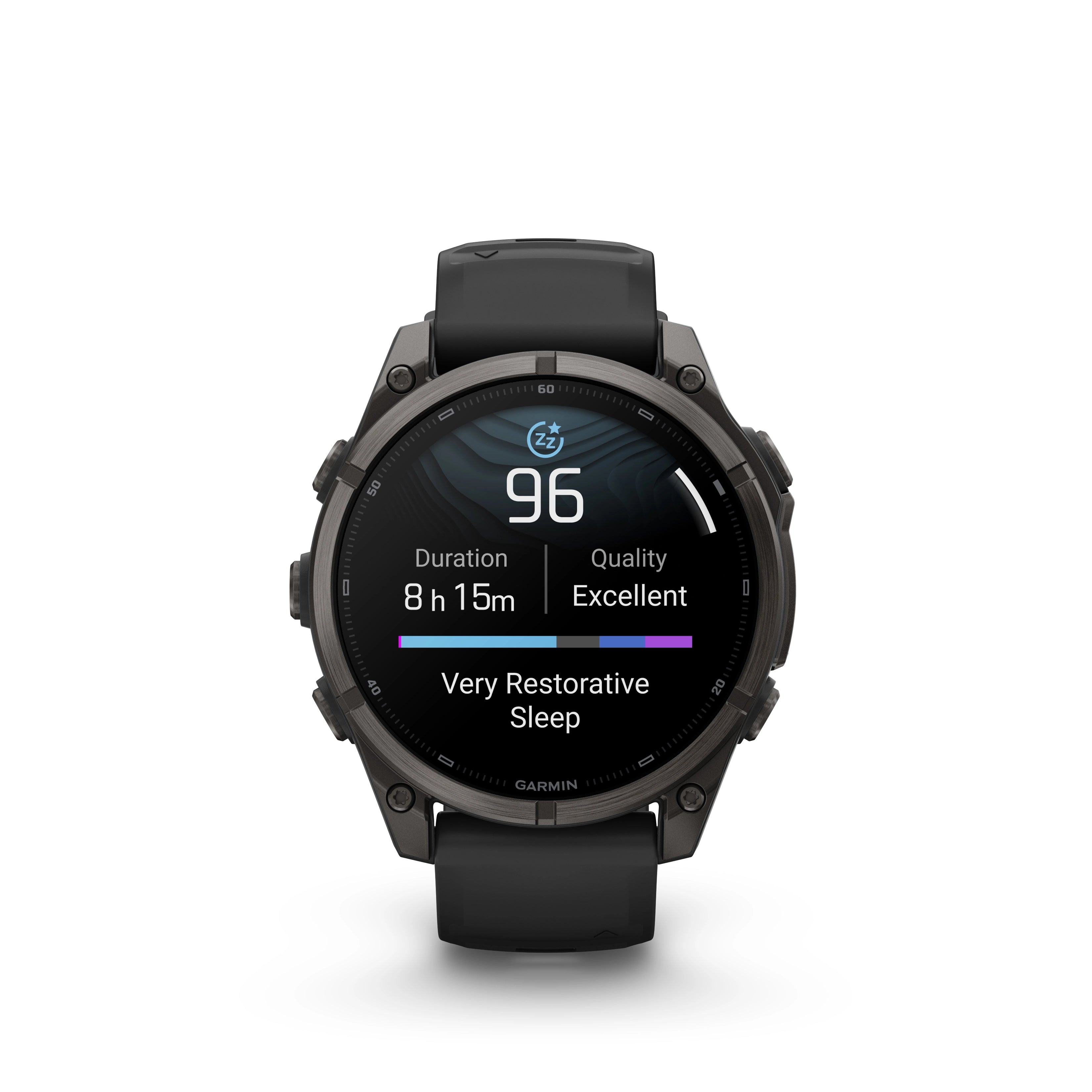 Fenix 9 Amoled Carbon Gray Titanium With Black Band 47 MM