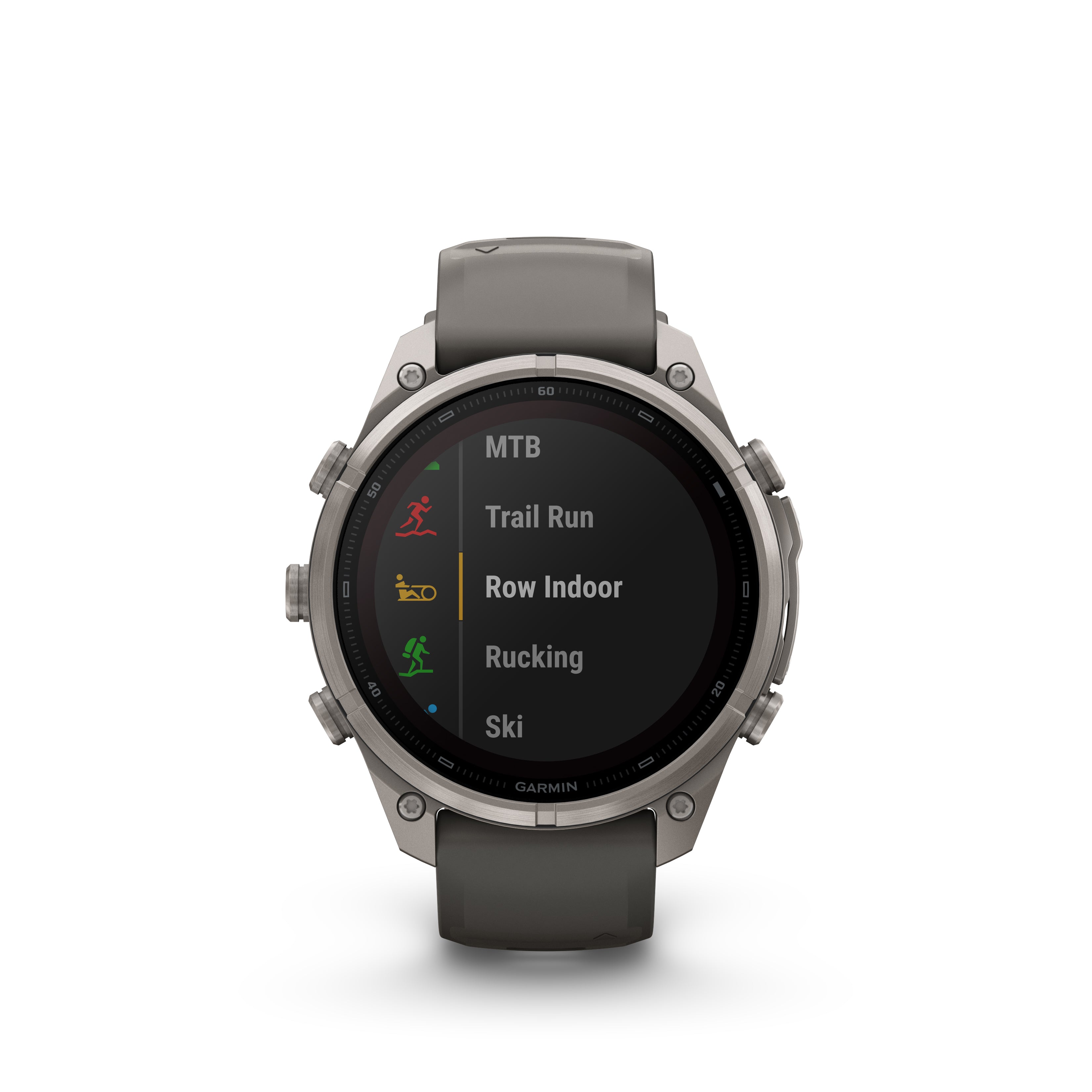 Fenix 9 Pro Solar LTE Titanium Grey Band Multisport Watch 47MM