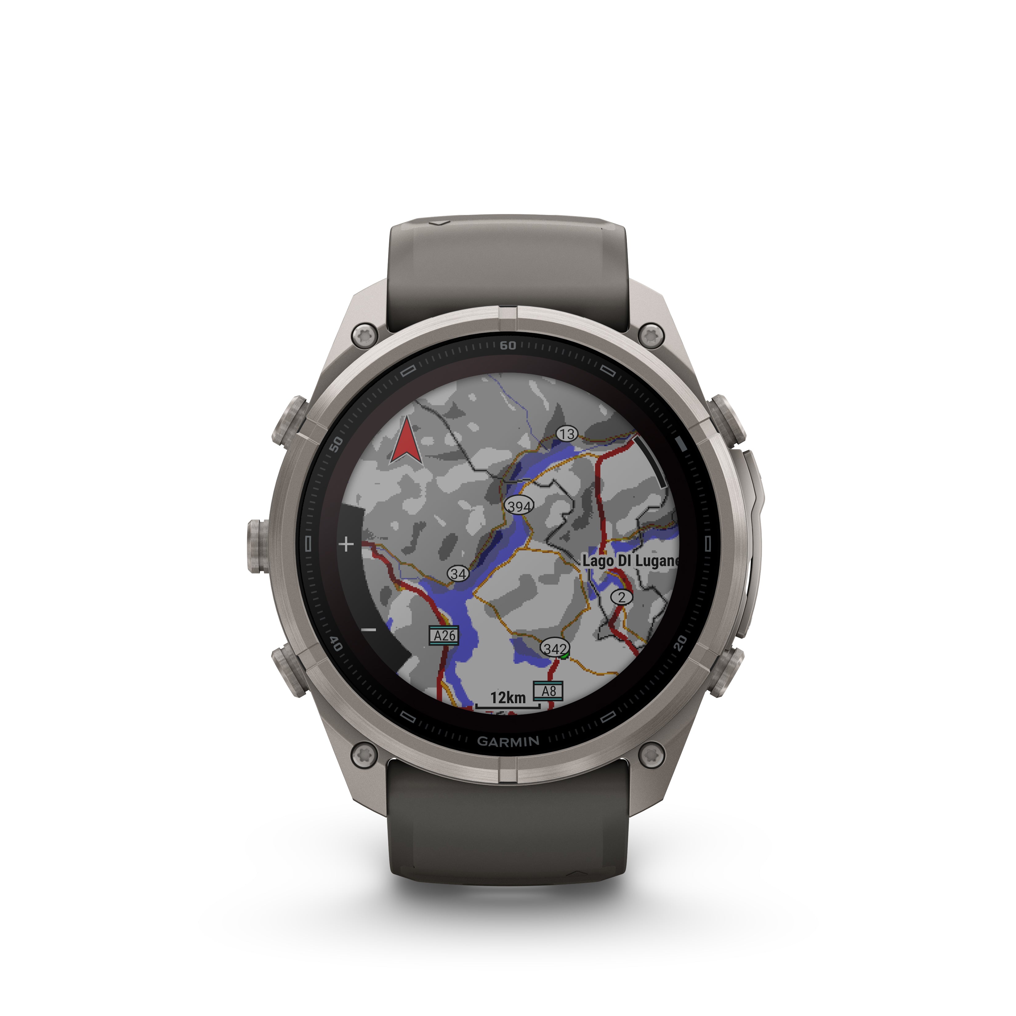 Fenix 9 Pro Solar LTE Titanium Grey Band Multisport Watch 51MM