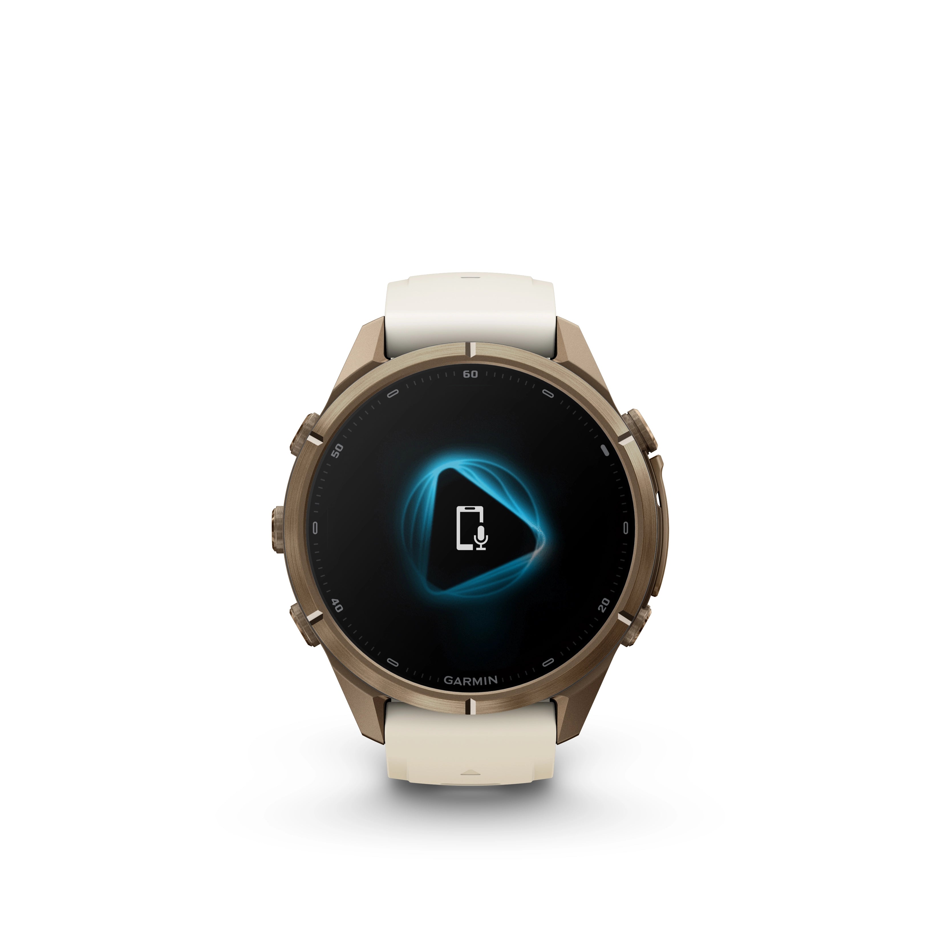 Fenix 9 Pro Amoled LTE Gold Titanium Cream Grey Band 43 MM