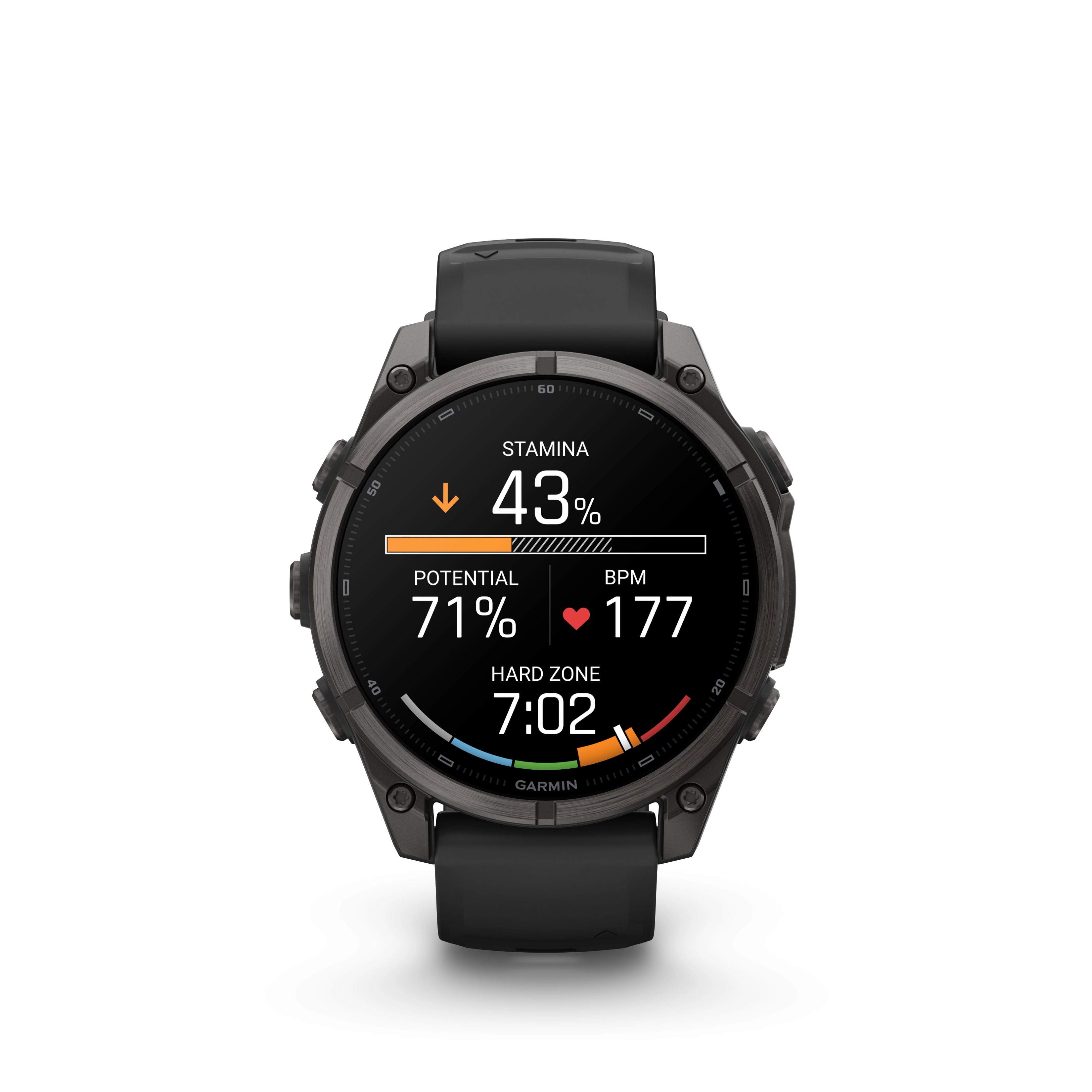 Fenix 9 Amoled Carbon Gray Titanium With Black Band 47 MM