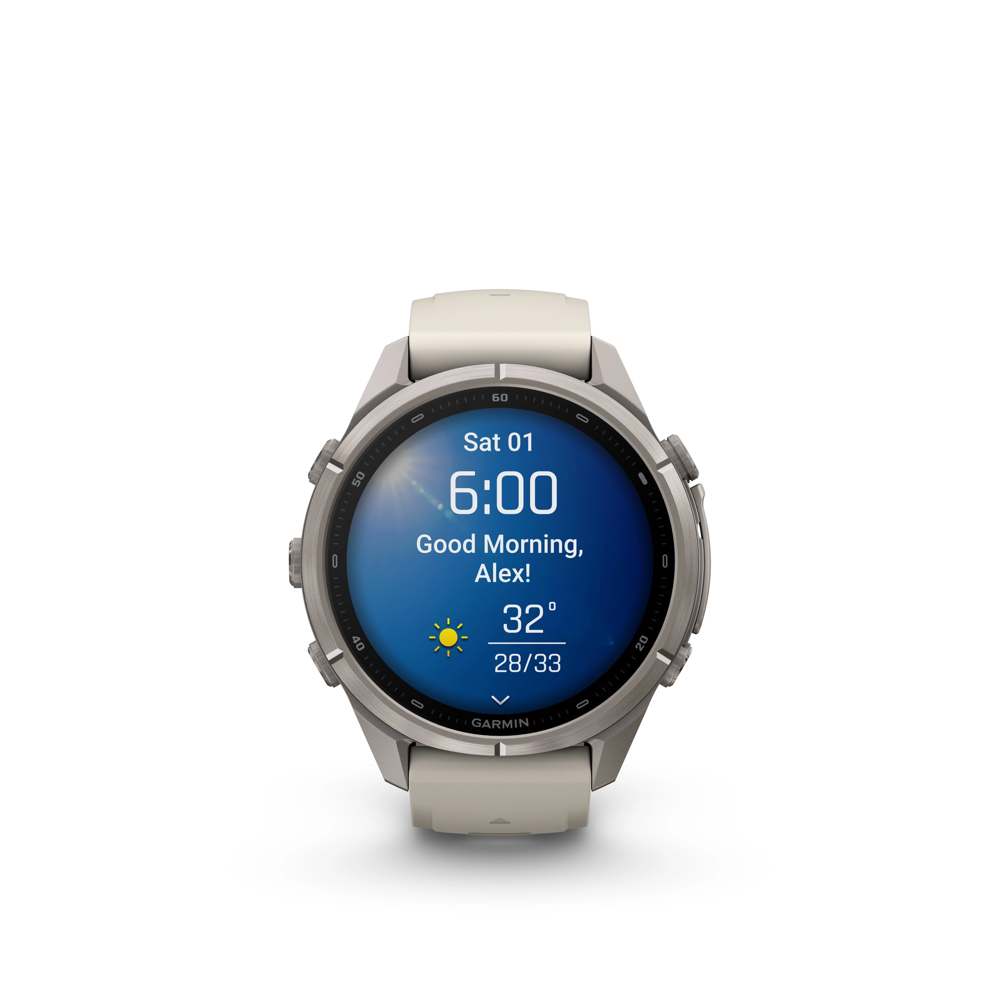 Fenix 9 Pro Amoled Titanium With Fog Grey Band 43 MM