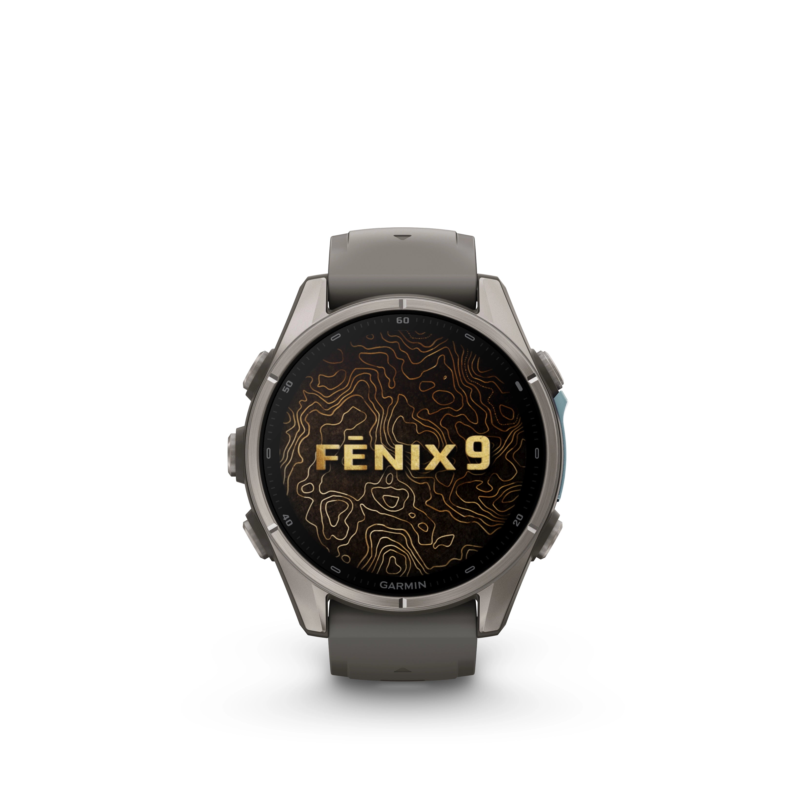 Fenix 9 Amoled Titanium With Pebble Grey Silicone Band 51 MM