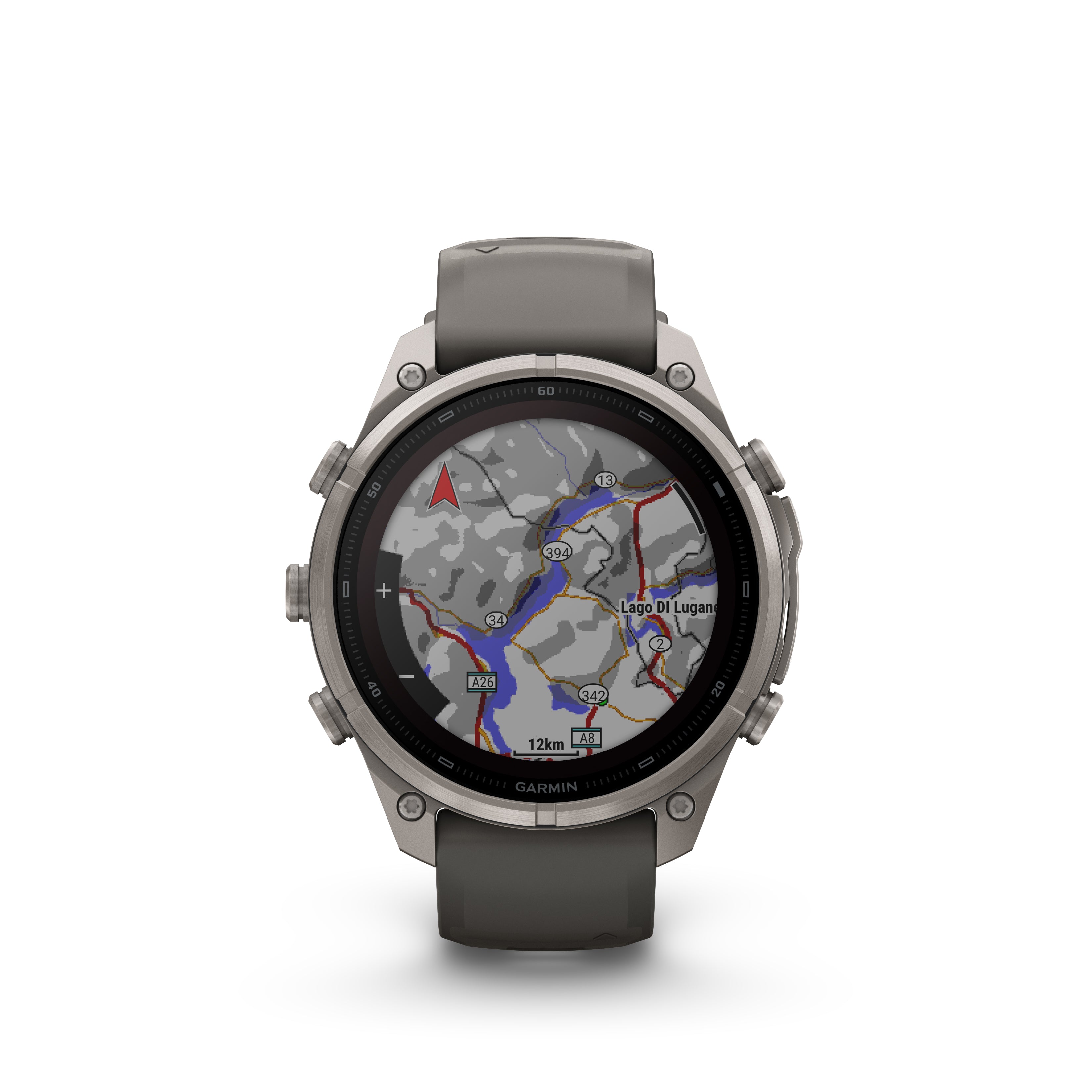 Fenix 9 Pro Solar LTE Titanium Grey Band Multisport Watch 47MM