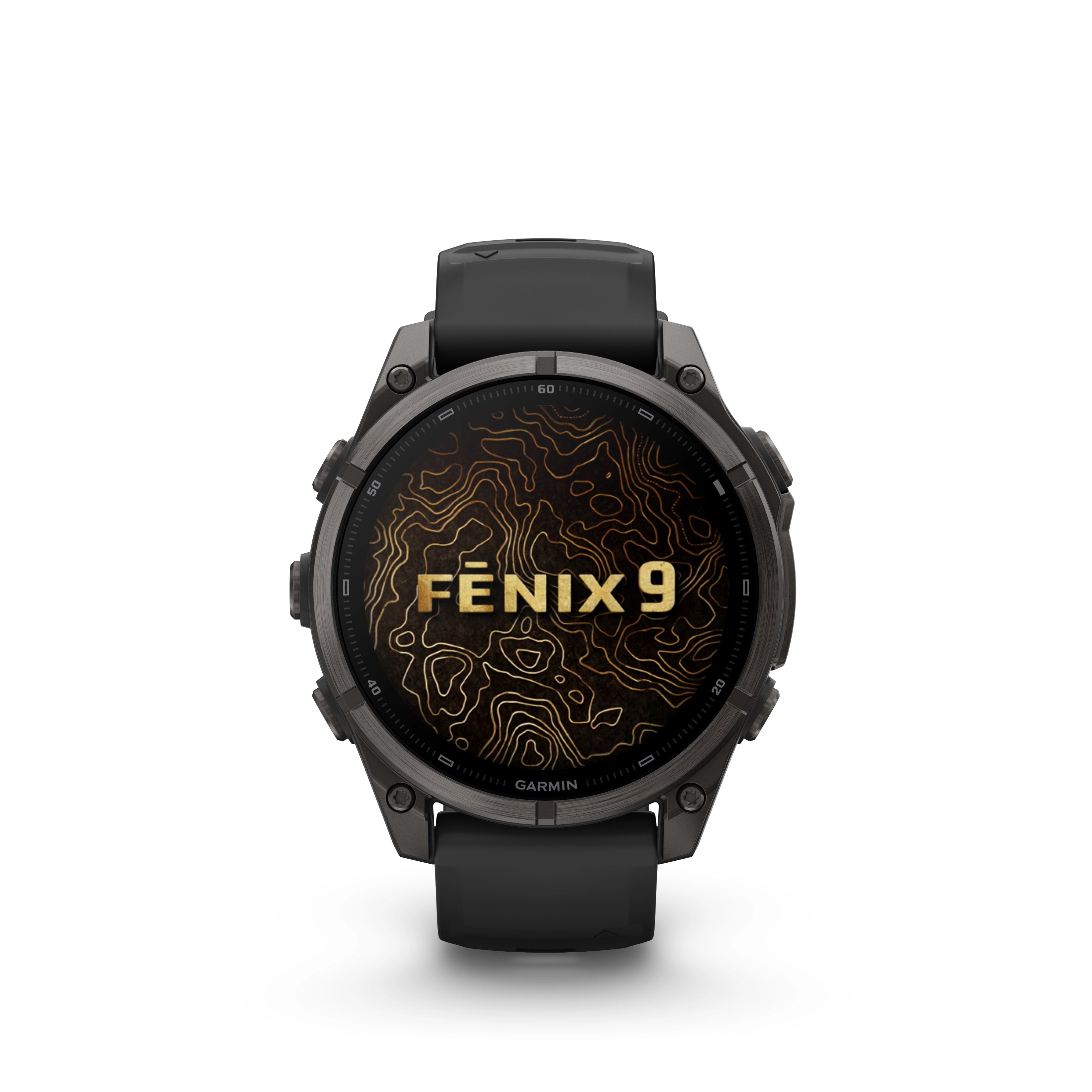 Fenix 9 Amoled Carbon Gray Titanium With Black Band 47 MM