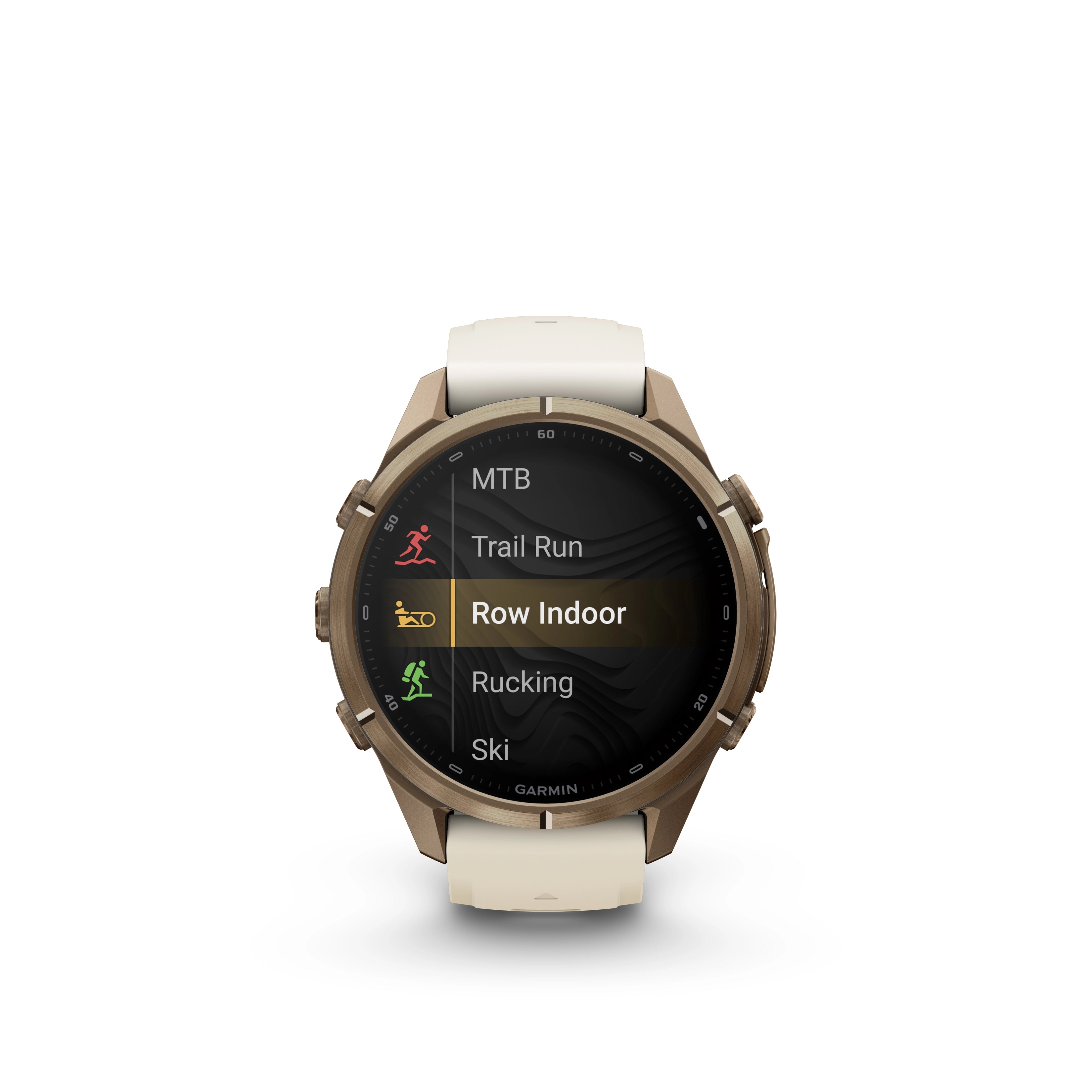 Fenix 9 Pro Amoled LTE Gold Titanium Cream Grey Band 43 MM