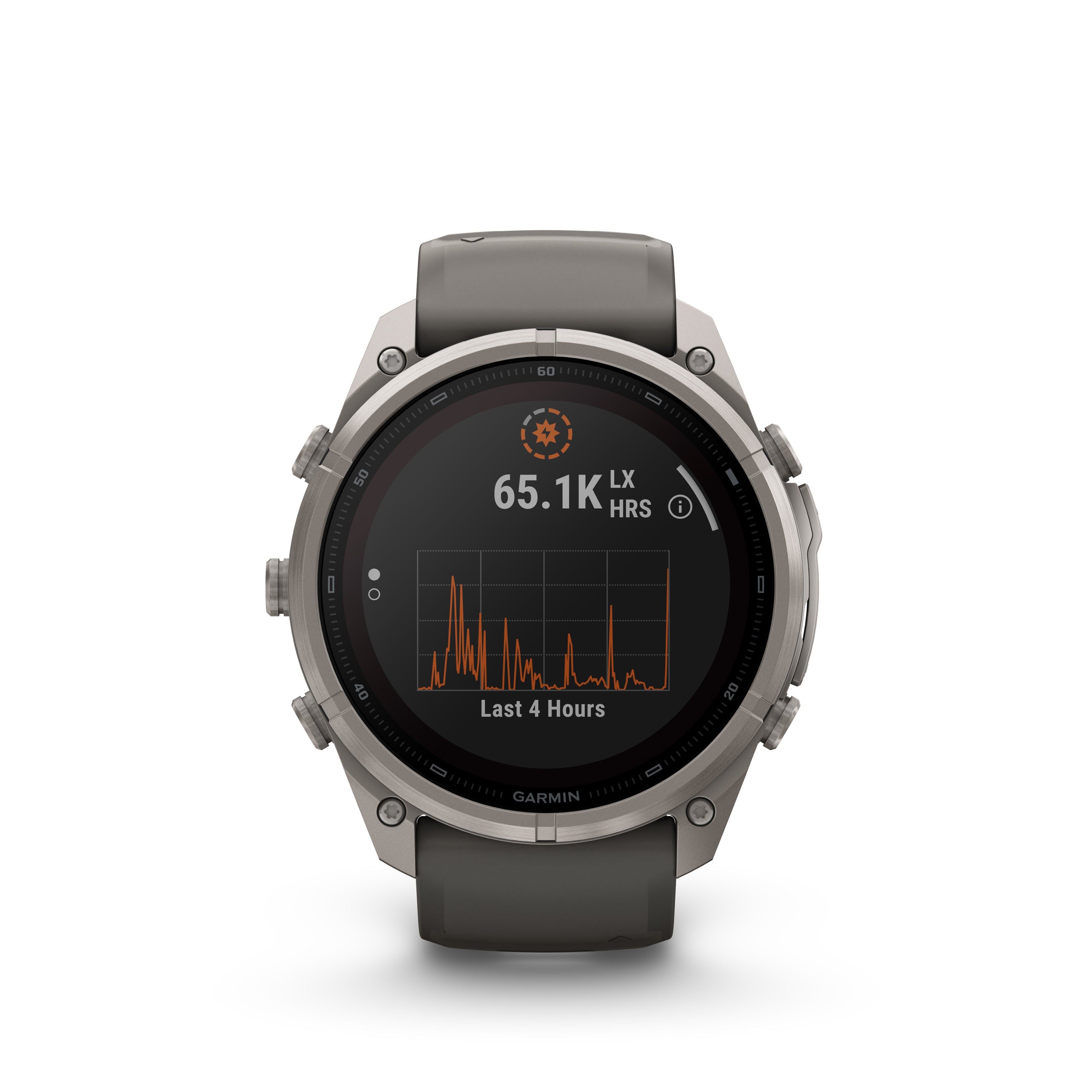 Fenix 9 Pro Solar LTE Titanium Grey Band Multisport Watch 51MM