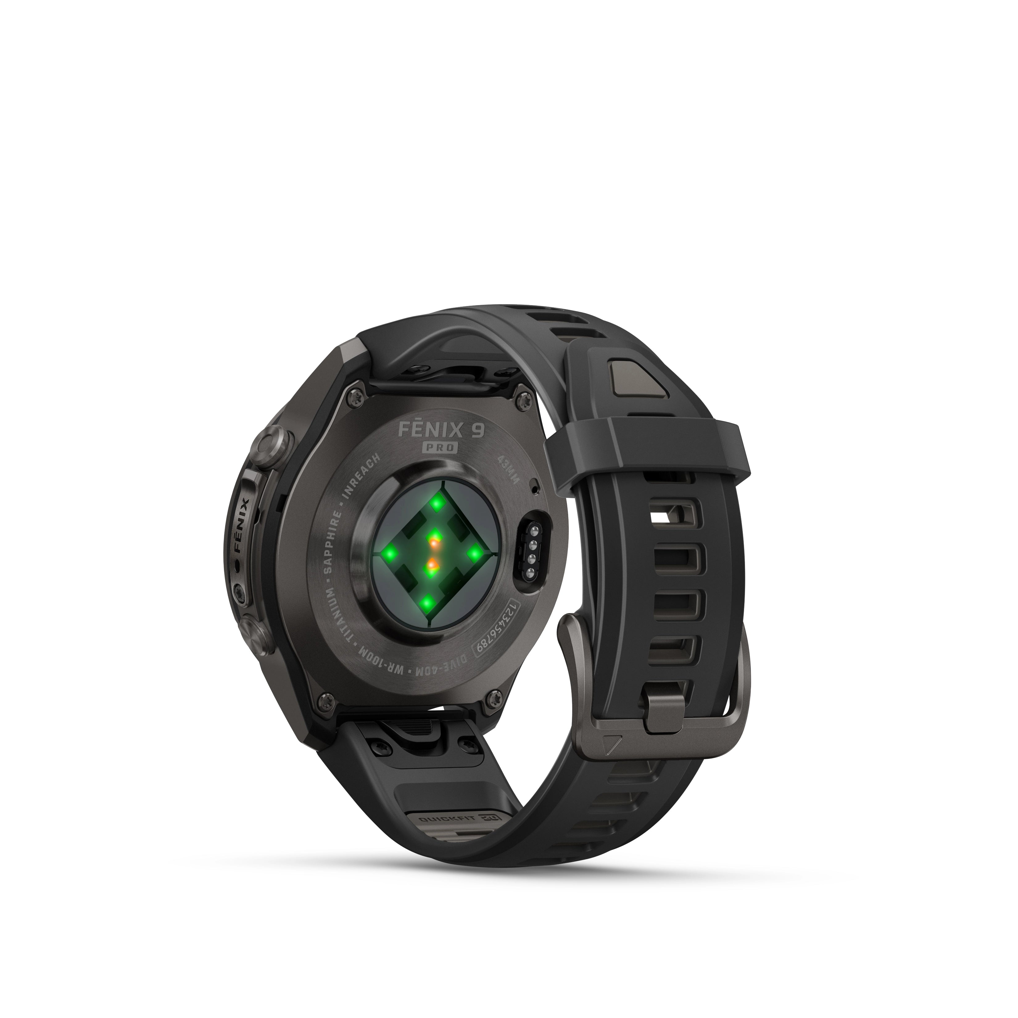 Fenix 9 Pro Amoled LTE Carbon Grey Titanium Black Band 43 MM