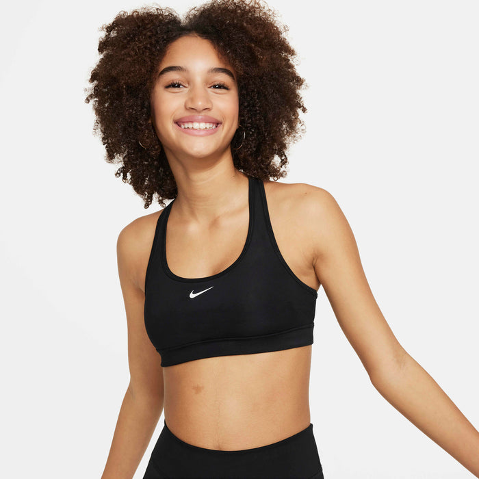 Girls Performance Dri-Fit Swoosh Bra