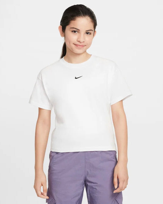 Girls Sportswear Boxy Essential Short Sleeve T-Shirt