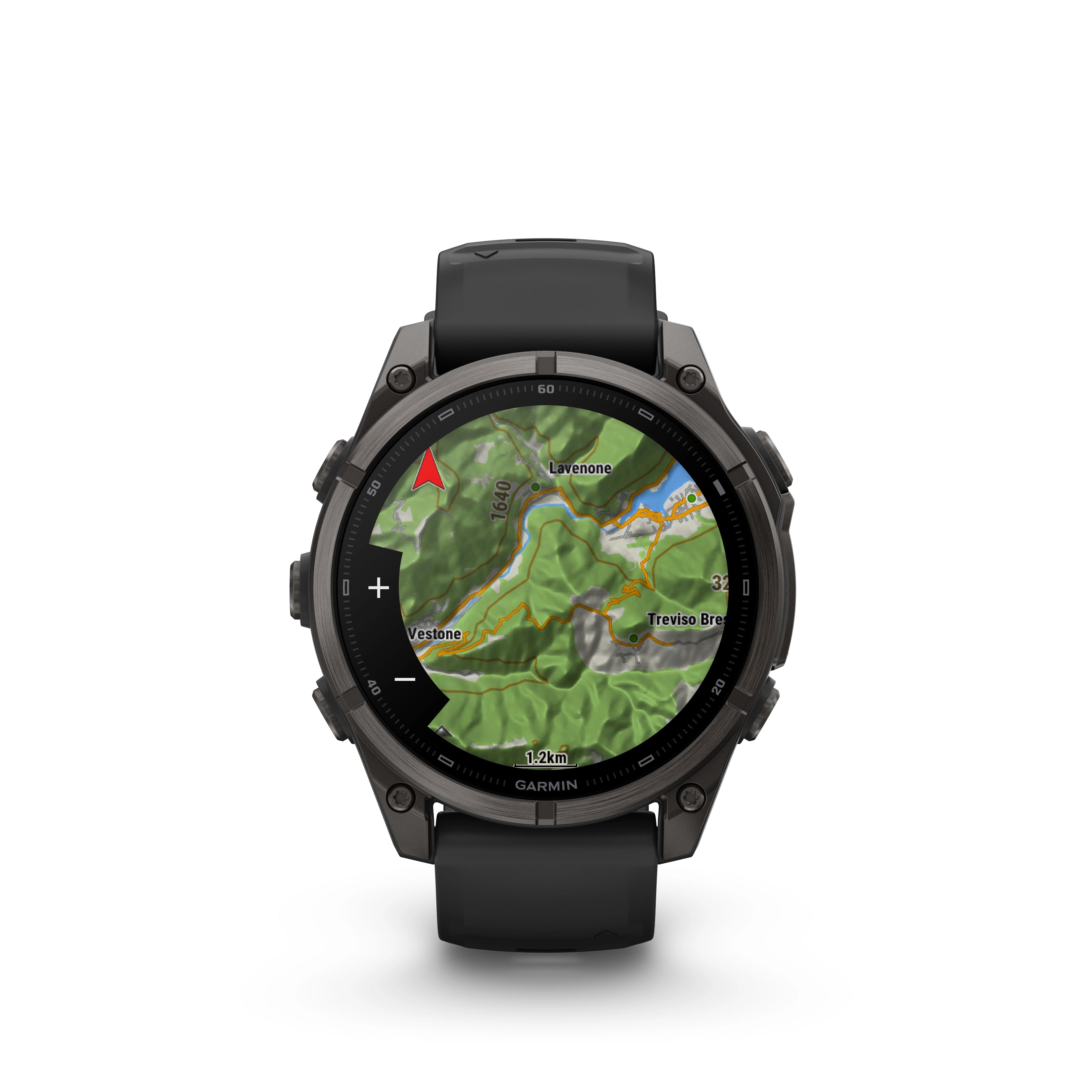 Fenix 9 Amoled Carbon Gray Titanium With Black Band 47 MM