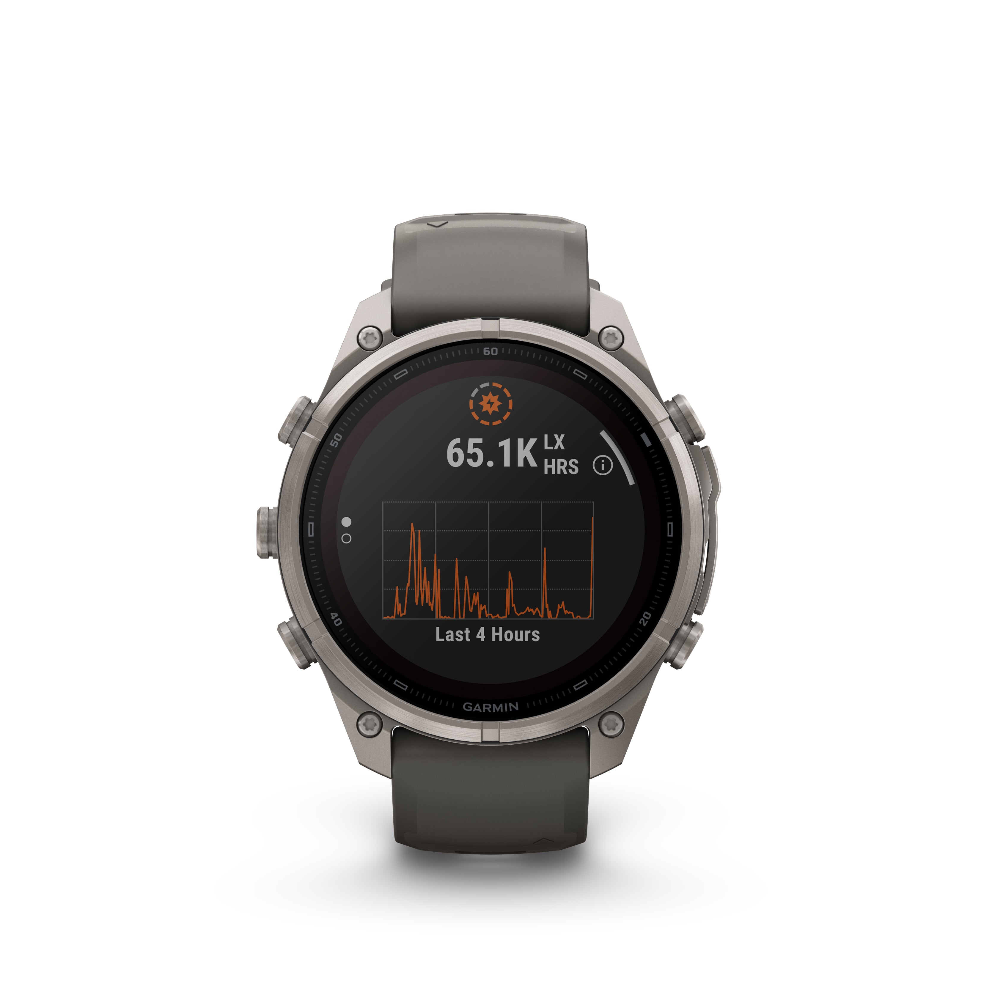 Fenix 9 Pro Solar LTE Titanium Grey Band Multisport Watch 47MM