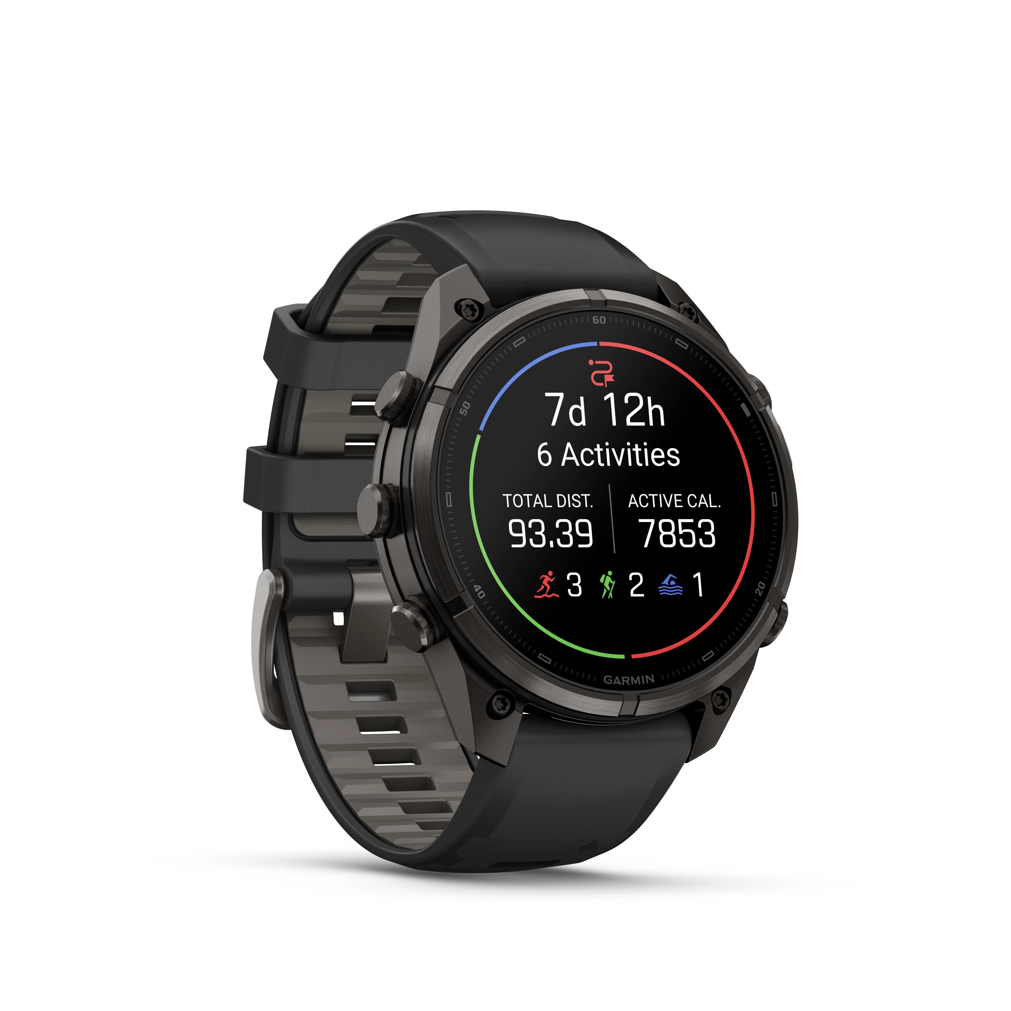 Fenix 9 Pro Amoled Carbon Grey Titanium Black Grey Band 47MM