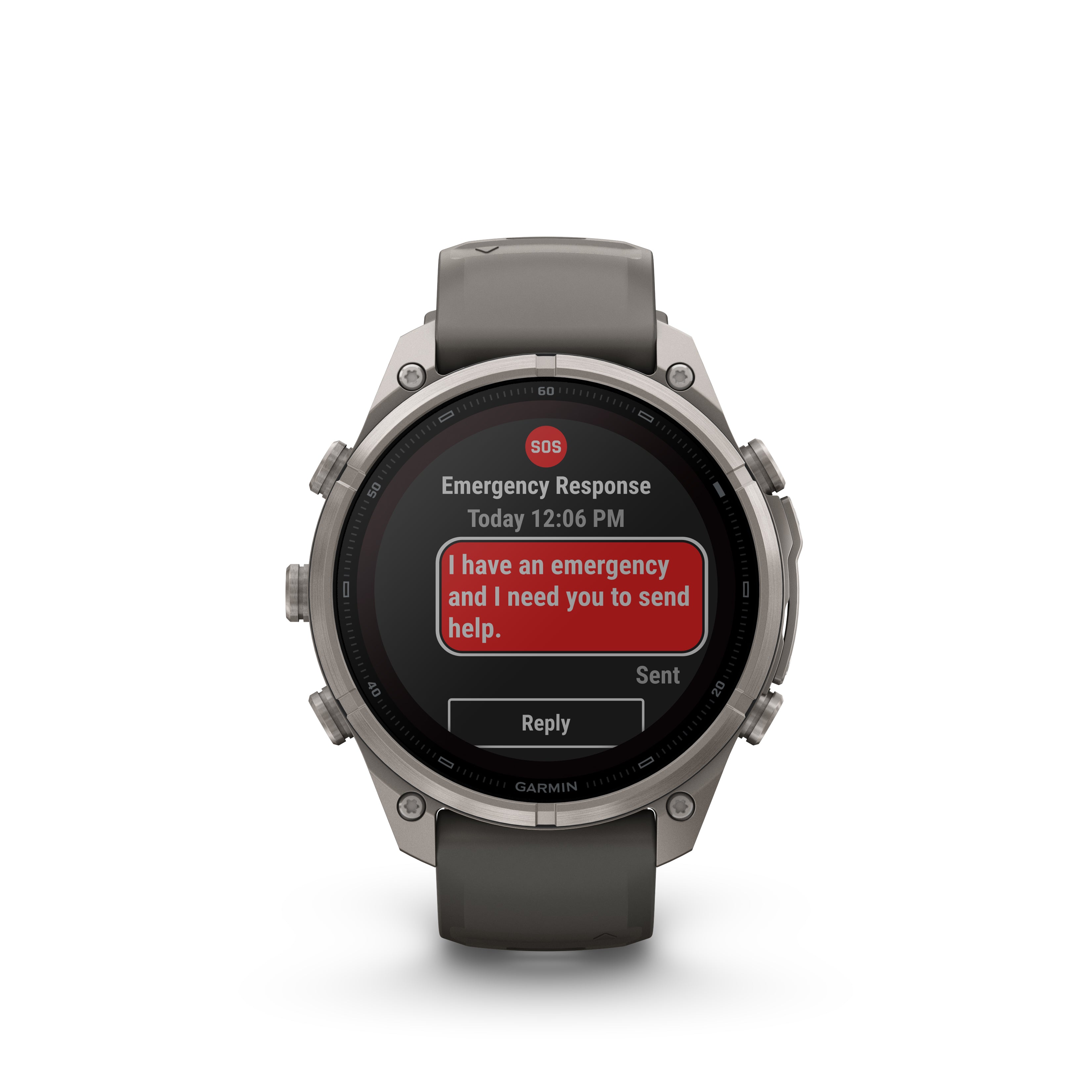 Fenix 9 Pro Solar LTE Titanium Grey Band Multisport Watch 47MM