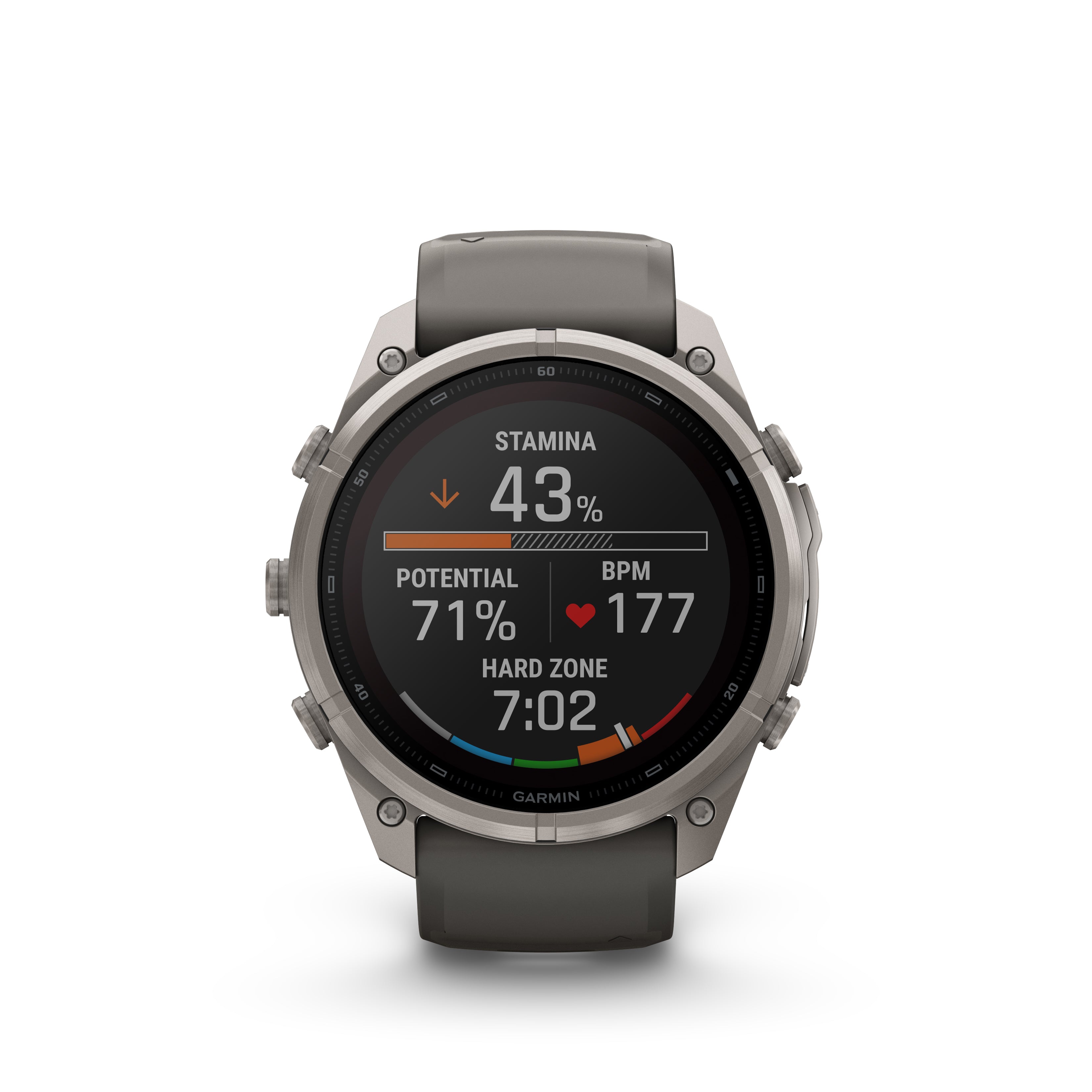 Fenix 9 Pro Solar LTE Titanium Grey Band Multisport Watch 51MM