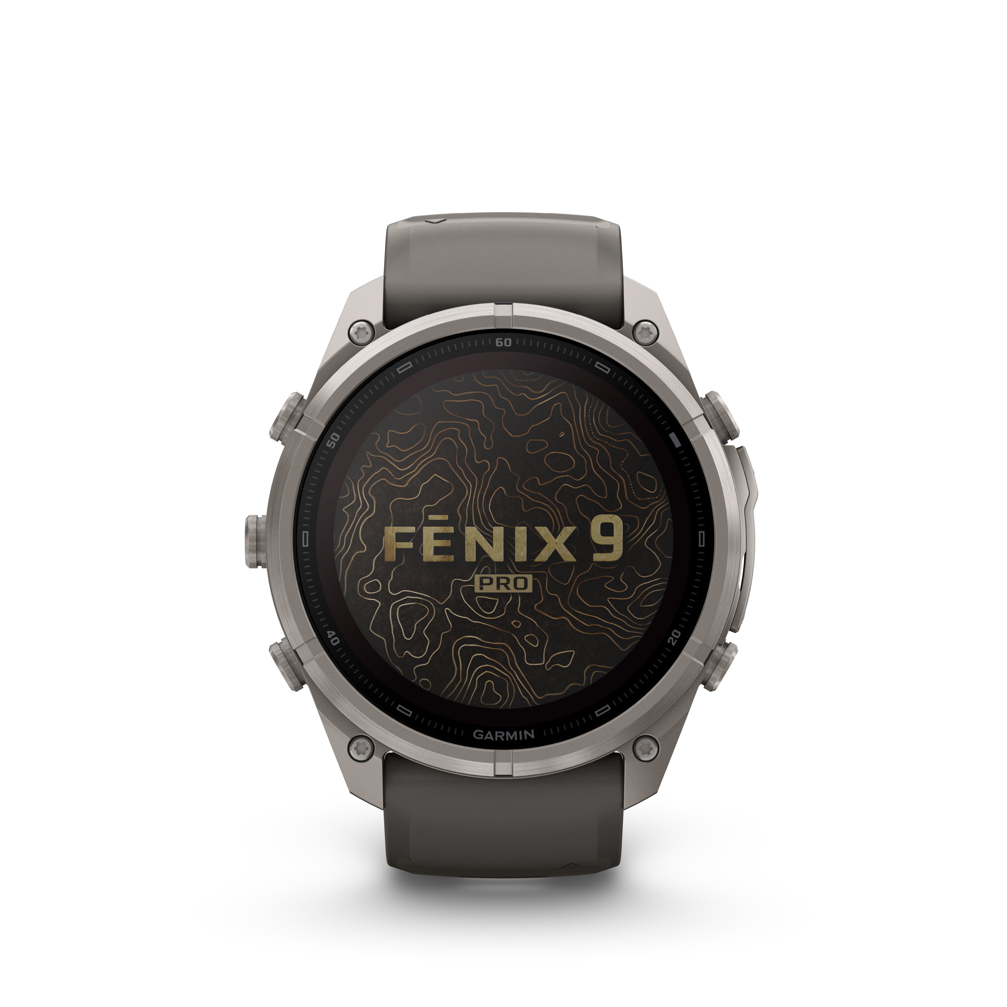 Fenix 9 Pro Solar LTE Titanium Grey Band Multisport Watch 51MM
