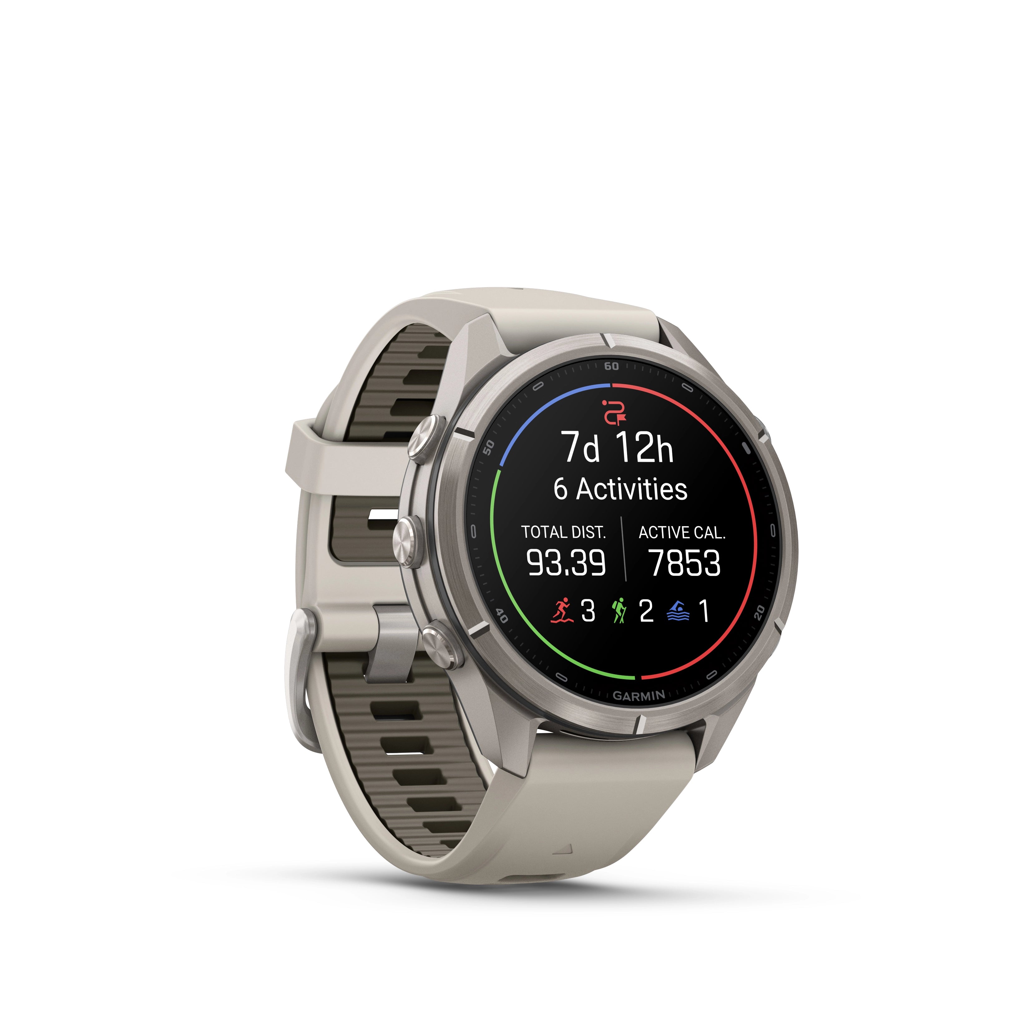 Fenix 9 Pro Amoled Titanium With Fog Grey Band 43 MM