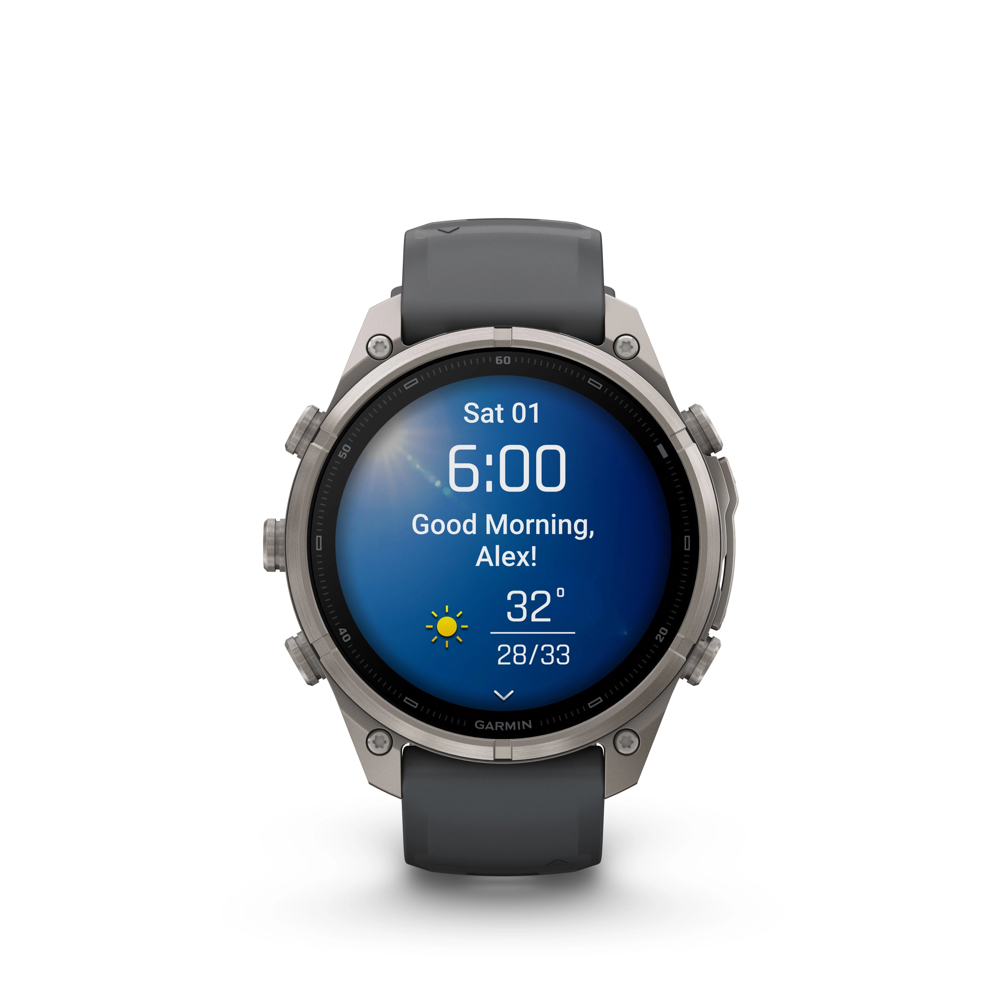 Fenix 9 Pro Amoled Titanium With Graphite Black Band 47 MM