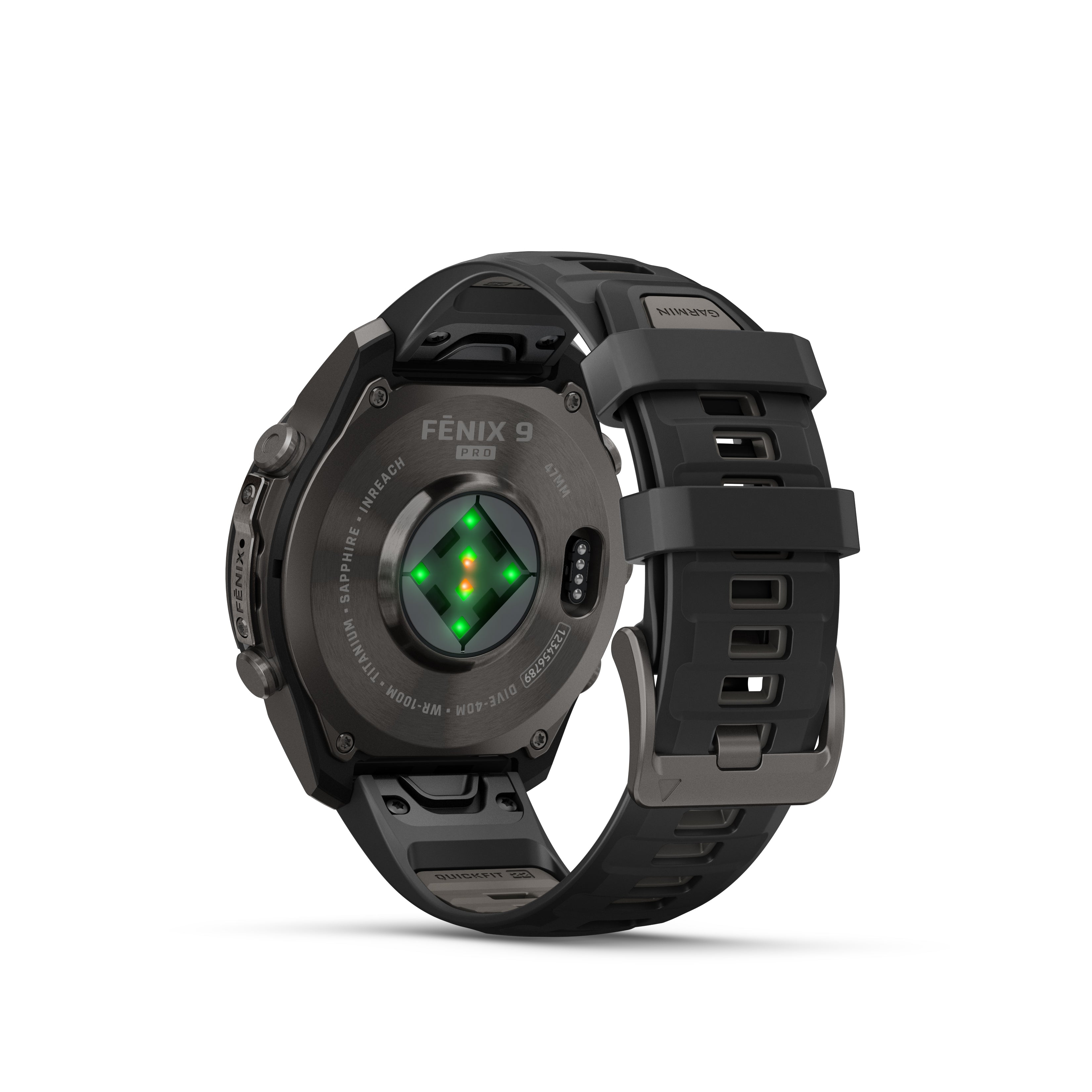 Fenix 9 Pro Amoled LTE Carbon Grey Titanium Black Band 47 MM