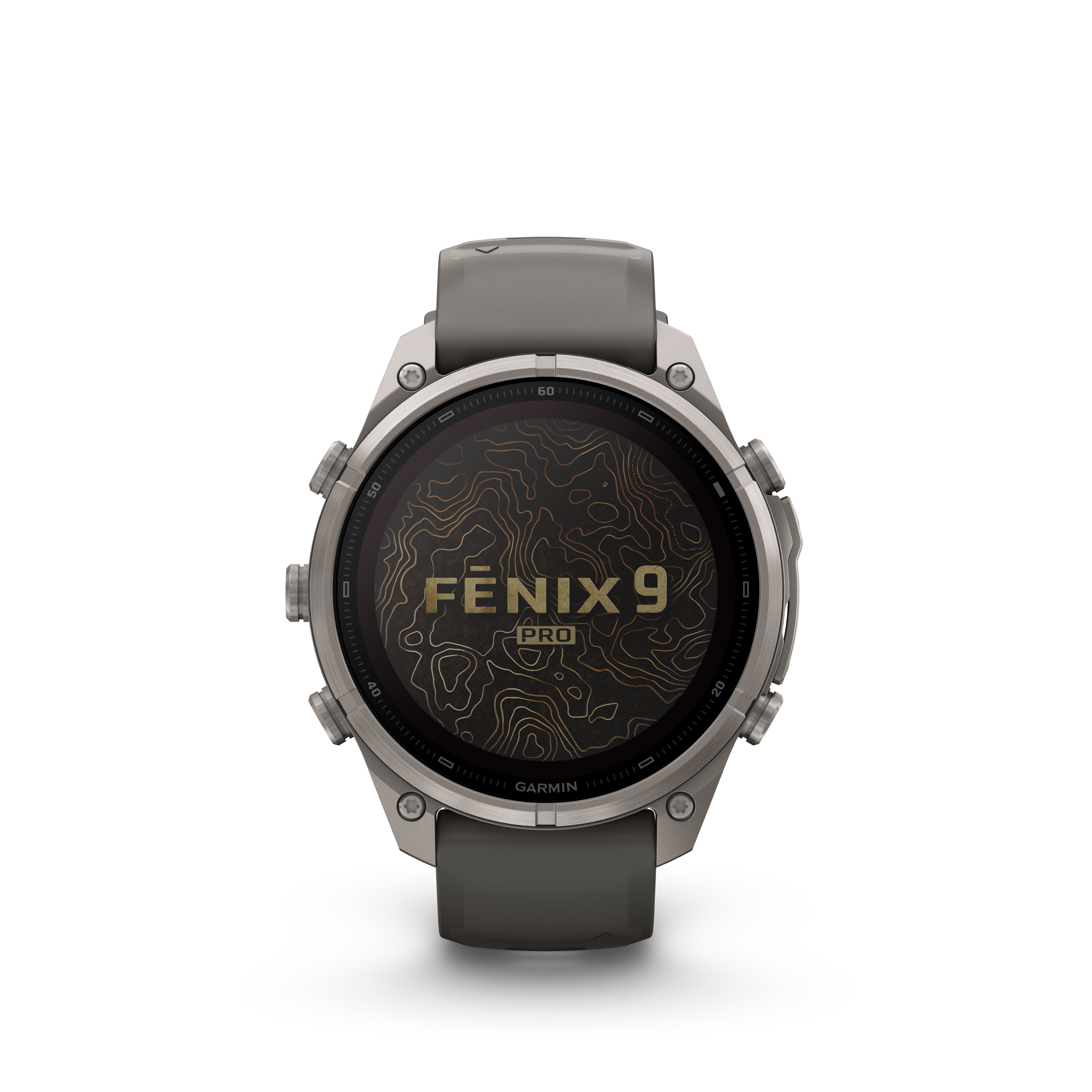 Fenix 9 Pro Solar LTE Titanium Grey Band Multisport Watch 47MM